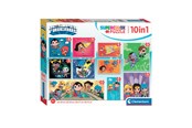 Puslespil - Clementoni Jigsaw Puzzle Super Color 10in1 DC Comics Floor - 20272