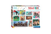 Puslespil - Clementoni Jigsaw Puzzle Super Color 10in1 Animal Friends Floor - 20283