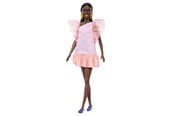 Dukker & Tilbehør - Barbie Fashionistas Peach Puffy - Pink Peach - HRH14
