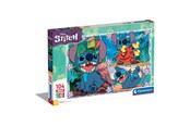 Puslespil - Clementoni Jigsaw Puzzle Super Color Maxi Disney Stitch 104pcs. Floor - 23776