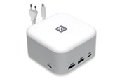 USB hub - XtremeMac XWH-XCP-03 laptop dock/port replicator USB hub - USB 3.0 - 6 ports - Hvid - XWH-XCP-03