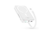 Powerbank - Baseus Magnetic Mini 10000mAh 20W MagSafe (White) Powerbank - Hvid - 10000 mAh - P1002210B223-00