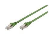 Netværkskabel - DIGITUS CAT 6A S-FTP Patch Cord - 1m - Grøn - 1m - DK-1644-A-PUR-010