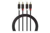 Audio kabel - Nedis audio cable - 1 m - CABW24200AT10