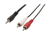 Audio kabel - Nedis audio cable - 1 m - CAGB22200BK10