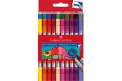 Skrive- og Tegneværktøjer - Faber-Castell Tusser dobbelt tyk/tynd 20 stk - 151119