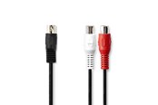 Audio kabel - Nedis CAGL20250BK02 audio cable - CAGL20250BK02