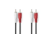 Audio kabel - Nedis CAGL24200BK100 audio cable - CAGL24200BK100