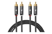 Audio kabel - Nedis digital audio cable (coaxial) - 1 m - CATB24200GY10