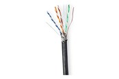 Netværkskabel - Nedis CCBG8598BK100S networking cable - Sort - 100m - CCBG8598BK100S
