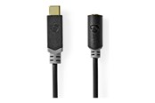 USB kabel - Nedis USB-C to headphone jack adapter - 1 m - CCBW65960AT10