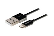 USB kabel - Nedis Valueline Lightning cable - Lightning / USB 2.0 - 1 m - CCGB39300BK10