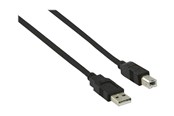 USB kabel - Nedis - USB cable - USB to USB Type B - 3 m - CCGB60100BK30