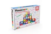 Konstruktionslegetøj - PicassoTiles Artistry Magnetic Tiles set 42pcs - PT42