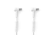 Antennekabel/stik - Nedis CSGB40120WT100 coaxial cable - CSGB40120WT100