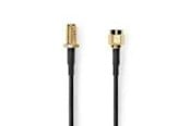 Antennekabel/stik - Nedis SMA Cable | SMA Male | SMA Female | Gold Plated - CSGL02010BK20