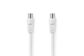 Antennekabel/stik - Nedis Coax Cable | IEC (Coax) Male | IEC (Coax) Female | Nickel Plated - CSGL40000WT50