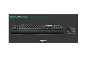 Tastatur - Logitech MK850 Performance - keyboard and mouse set - Spanish - Tastatur & Mus sæt - Spansk - Sort - 920-008228