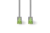 Netværkskabel - Nedis Cat 8.1 Network Cable | S/FTP | RJ45 Male | RJ45 Male - Grå - 15m - CCGL85520GY150