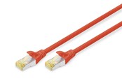Netværkskabel - DIGITUS CAT 6A S-FTP - 0.25m - Rød - 0.25m - DK-1644-A-0025/R