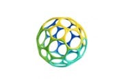 Babylegetøj - Rhino Toys Oball - Classic ball 10 cm - Blue/Green - 12288