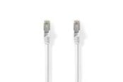 Netværkskabel - Nedis Cat 8.1 Network Cable | S/FTP | RJ45 Male | RJ45 Male - Hvid - 20m - CCGL85520WT200