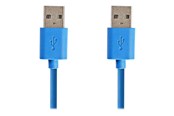 USB kabel - Nedis - USB cable - USB Type A to USB Type A - 2 m - CCGP61000BU20