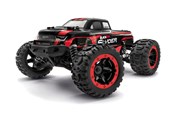 Fjernstyret - BLACKZON Slyder MT 1/16 4WD Electric Monster Truck - Red - 540098