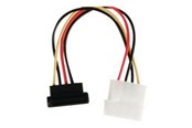 Strømkabel (intern) - Nedis - power adapter - SATA to 4 PIN internal power - 15 cm - CCGP73505VA015