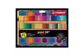 Skrive- og Tegneværktøjer - STABILO - Pen 88 fineliner ARTY cardboard wallet of 65 colors - 201128