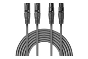 Audio kabel - Nedis OnStage series audio extension cable - 5 m - COTH15030GY50