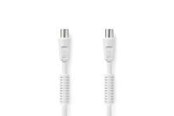 Antennekabel/stik - Nedis Coax Cable | IEC (Coax) Male | IEC (Coax) Female | Nickel Plated - CSGL40020WT20