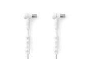 Antennekabel/stik - Nedis Coax Cable | IEC (Coax) Male | IEC (Coax) Female | Nickel Plated - CSGL40120WT100