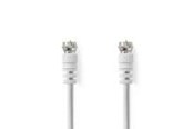 Skærmkabel - Nedis Satellite & Antenna Cable | F Male | F Male | Nickel Plated | 75 Ohm - CSGL41000WT100