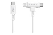 USB kabel - Hyper Juice Lightning cable - Lightning / USB - 1.5 m - HJ4010WHGL