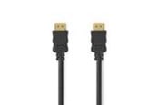 Skærmkabel - Nedis High Speed HDMI Cable with Ethernet | 4K@60Hz | ARC | 18 Gbps | 5.00 m | Round | PVC | Black - CVGB34060BK50