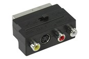 Skærmkabel - Nedis video / audio adaptor - S-Video / composite video / audio - CVGP31902BK