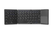 Tastatur - XtremeMac Bluetooth Travel Keyboard Foldable with Touchpad - Tastatur - Amerikansk engelsk - Sort - XWH-FLK-13-US