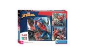 Puslespil - Clementoni Jigsaw Puzzle Super Color Square Marvel Spiderman 3x48pcs. Floor - 25316