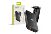 Mobil - Adaptere & Opladere - Mobile Origin 65W GaN III Slim Charger dual USB-C - Single USB-A black - GAN-65W-SLM-BLK