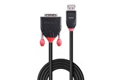 Skærmkabel - Lindy DisplayPort to DVI-D Cable - 5m - 41493