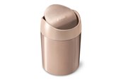 Affaldssortering - Simplehuman 1,5L mini affaldsspand, rosenguld - CW2085