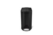 Affaldssortering - Simplehuman 10L sommerfugle pedalspand, sort - CW2104