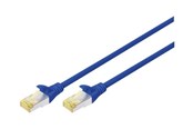 Netværkskabel - DIGITUS patch cable - 25 cm - blue - Blå - 0.25m - DK-1644-A-0025-B-10