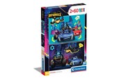 Puslespil - Clementoni Jigsaw Puzzle Super Color Batwheels 2x60pcs. Floor - 24812