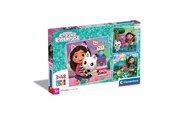 Puslespil - Gabby's Dollhouse Jigsaw Puslespil Super Color Square (3x48 stk.) Floor - 25295