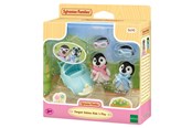 Dukke, bamse og udstyr - Sylvanian Families Baby pingviner Cykel & Legesæt - 5054131056950