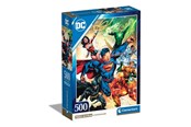 Puslespil - Clementoni Jigsaw Puzzle DC Comics Justice League 500pcs. Floor - 35531