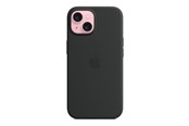 Mobil - Covers & Cases - Apple iPhone 15 Silicone Case with MagSafe - Black - MXPD3ZM/A