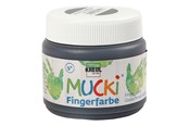 Kreativt Legetøj - Creativ Company Mucki Finger Paint - Black 150ml - 34763